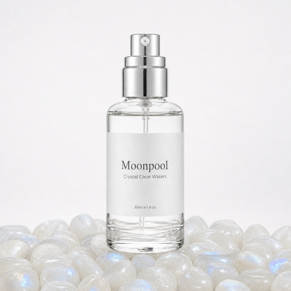 Moonpool atomiser on moonstone